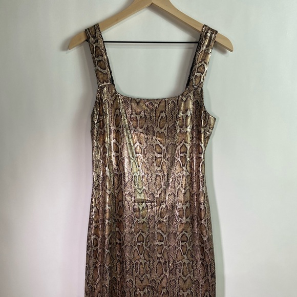 NWT L’AGENCE Auden #38 Snake Print Mini Dress M Medium - Picture 6 of 16